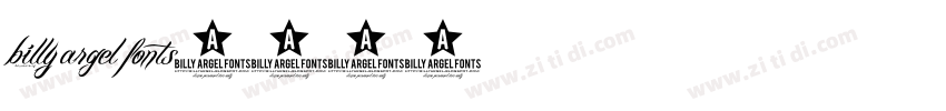 billy argel fonts字体转换